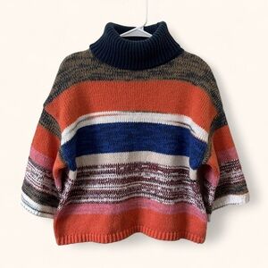 Women’s XS Knox Rose 3/4 Sleeves Chunky Knit Boho Eclectic Chunky Knit Sweater